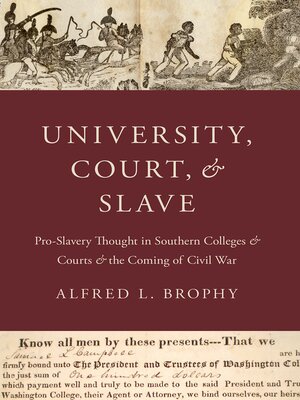 cover image of University, Court, and Slave